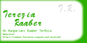 terezia raaber business card